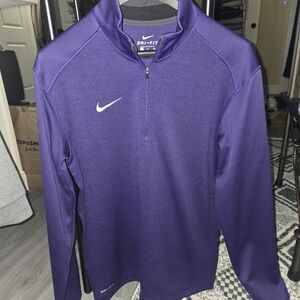 Nike Purple Dri-FIT Half-Zip Top